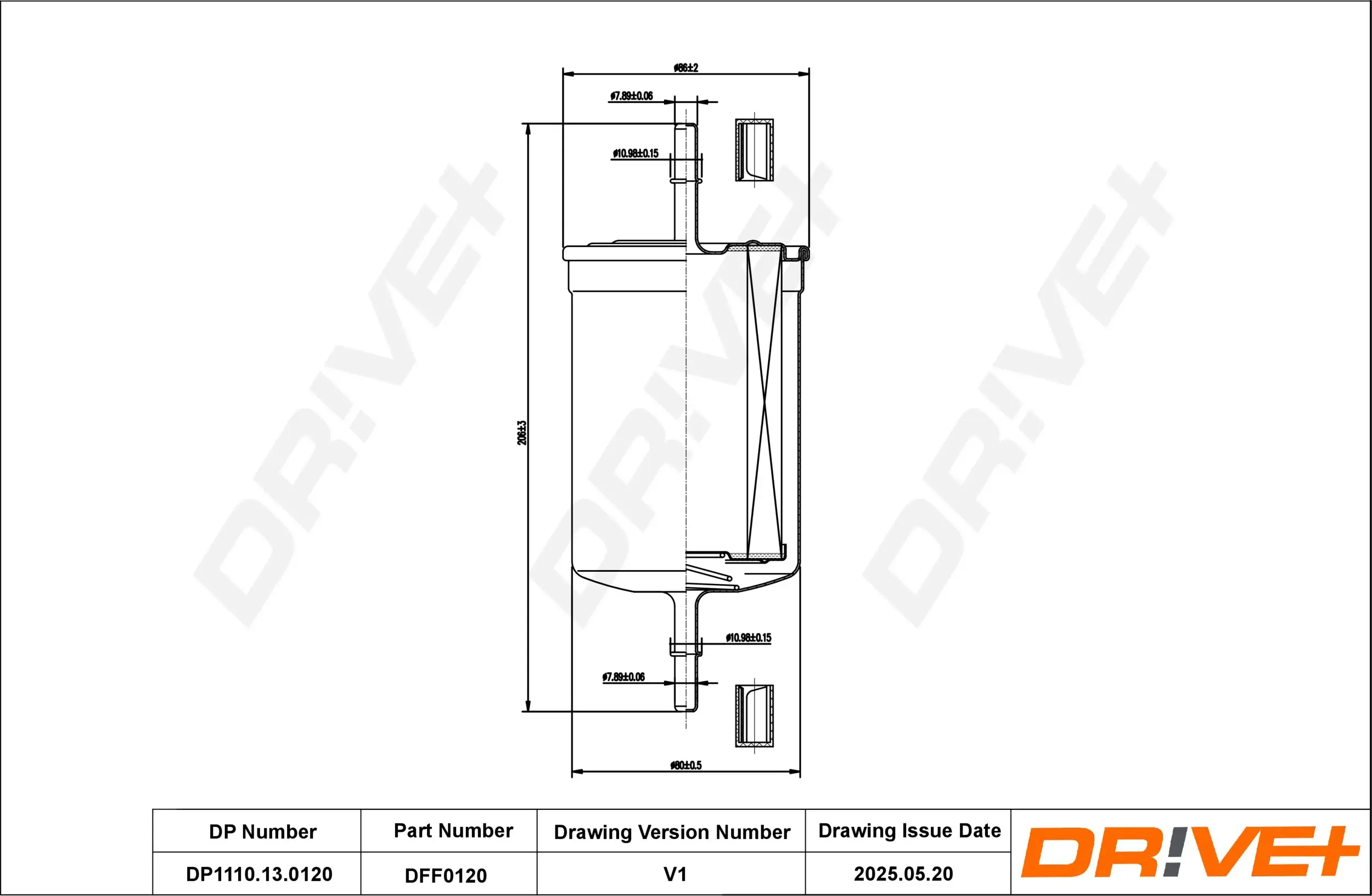 Kraftstofffilter Dr!ve+ DP1110.13.0120