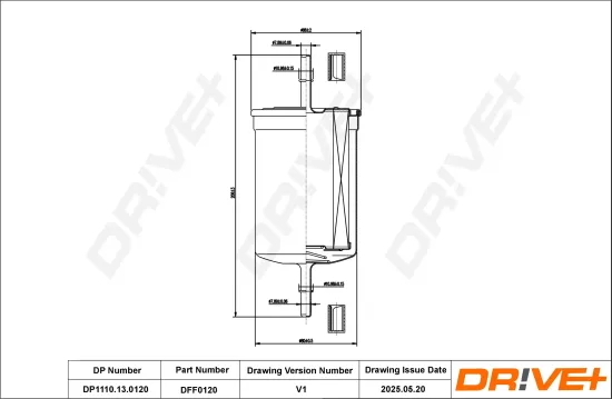 Kraftstofffilter Dr!ve+ DP1110.13.0120 Bild Kraftstofffilter Dr!ve+ DP1110.13.0120