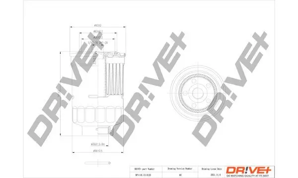 Kraftstofffilter Dr!ve+ DP1110.13.0125