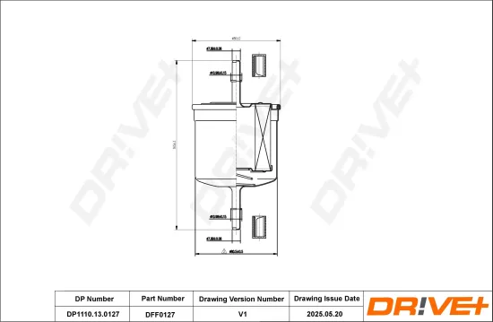 Kraftstofffilter Dr!ve+ DP1110.13.0127 Bild Kraftstofffilter Dr!ve+ DP1110.13.0127