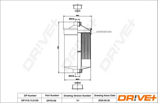 Kraftstofffilter Dr!ve+ DP1110.13.0129 Bild Kraftstofffilter Dr!ve+ DP1110.13.0129