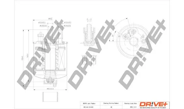 Kraftstofffilter Dr!ve+ DP1110.13.0133