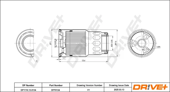 Kraftstofffilter Dr!ve+ DP1110.13.0134 Bild Kraftstofffilter Dr!ve+ DP1110.13.0134