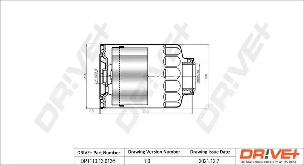 Kraftstofffilter Dr!ve+ DP1110.13.0136