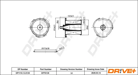 Kraftstofffilter Dr!ve+ DP1110.13.0139 Bild Kraftstofffilter Dr!ve+ DP1110.13.0139