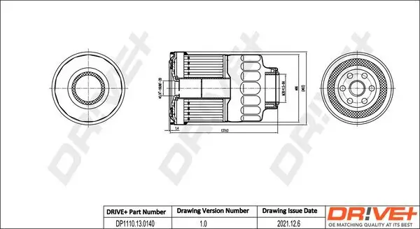 Kraftstofffilter Dr!ve+ DP1110.13.0140