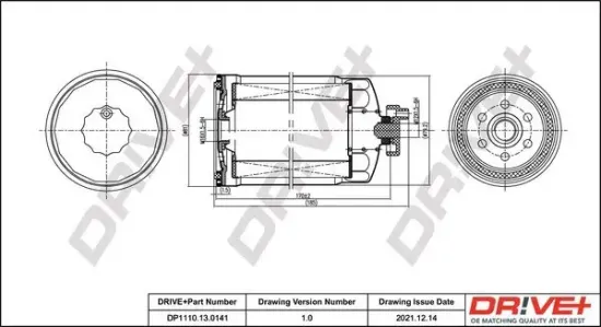 Kraftstofffilter Dr!ve+ DP1110.13.0141 Bild Kraftstofffilter Dr!ve+ DP1110.13.0141