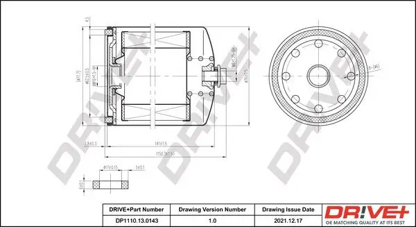 Kraftstofffilter Dr!ve+ DP1110.13.0143