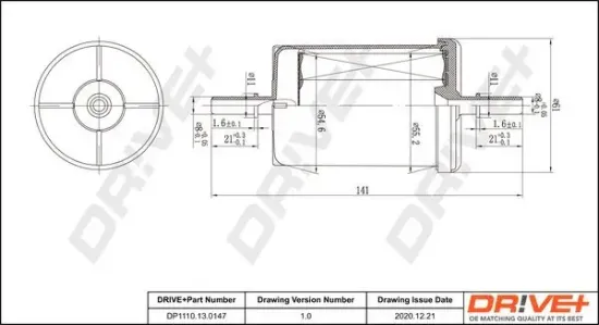 Kraftstofffilter Dr!ve+ DP1110.13.0147 Bild Kraftstofffilter Dr!ve+ DP1110.13.0147