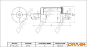 Kraftstofffilter Dr!ve+ DP1110.13.0147