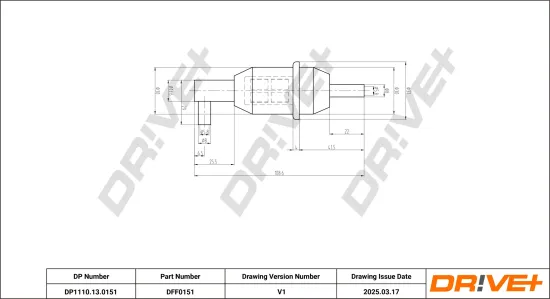 Kraftstofffilter Dr!ve+ DP1110.13.0151 Bild Kraftstofffilter Dr!ve+ DP1110.13.0151