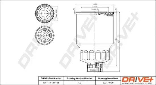 Kraftstofffilter Dr!ve+ DP1110.13.0158 Bild Kraftstofffilter Dr!ve+ DP1110.13.0158