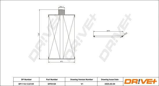 Kraftstofffilter Dr!ve+ DP1110.13.0159 Bild Kraftstofffilter Dr!ve+ DP1110.13.0159