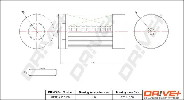 Kraftstofffilter Dr!ve+ DP1110.13.0160