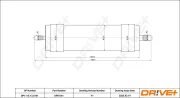 Kraftstofffilter Dr!ve+ DP1110.13.0161