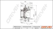 Kraftstofffilter Dr!ve+ DP1110.13.0164