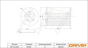 Kraftstofffilter Dr!ve+ DP1110.13.0166