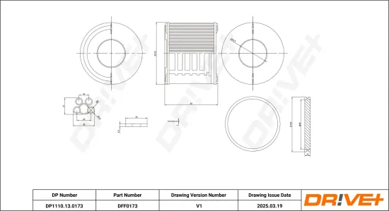 Kraftstofffilter Dr!ve+ DP1110.13.0173 Bild Kraftstofffilter Dr!ve+ DP1110.13.0173