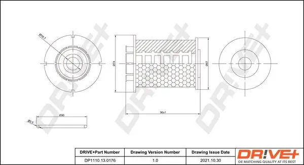 Kraftstofffilter Dr!ve+ DP1110.13.0176