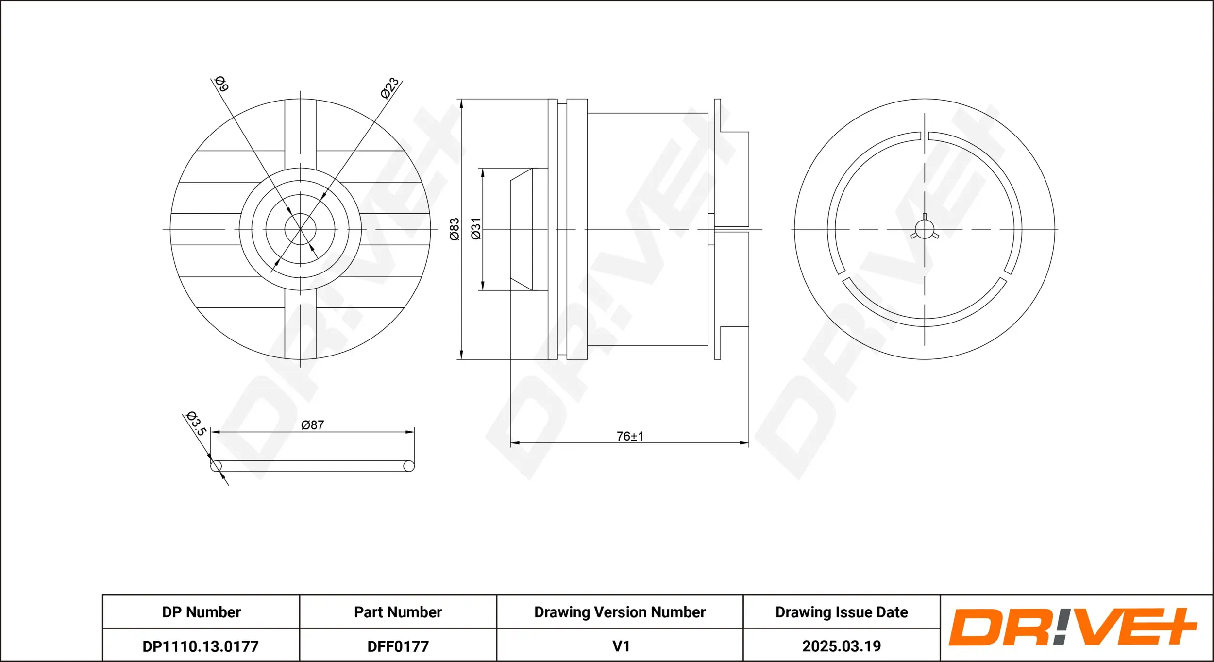 Kraftstofffilter Dr!ve+ DP1110.13.0177