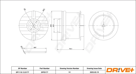 Kraftstofffilter Dr!ve+ DP1110.13.0177 Bild Kraftstofffilter Dr!ve+ DP1110.13.0177