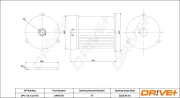 Kraftstofffilter Dr!ve+ DP1110.13.0178