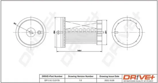 Kraftstofffilter Dr!ve+ DP1110.13.0179 Bild Kraftstofffilter Dr!ve+ DP1110.13.0179