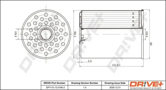 Kraftstofffilter Dr!ve+ DP1110.13.0180 Bild Kraftstofffilter Dr!ve+ DP1110.13.0180