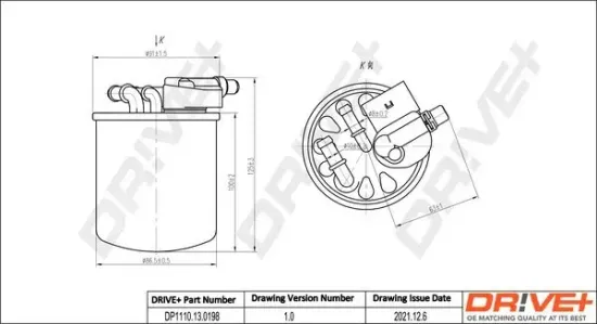 Kraftstofffilter Dr!ve+ DP1110.13.0198 Bild Kraftstofffilter Dr!ve+ DP1110.13.0198