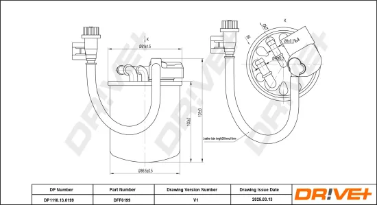 Kraftstofffilter Dr!ve+ DP1110.13.0199 Bild Kraftstofffilter Dr!ve+ DP1110.13.0199