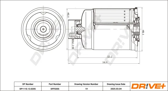 Kraftstofffilter DR!VE+ DP1110.13.0205 Bild Kraftstofffilter DR!VE+ DP1110.13.0205