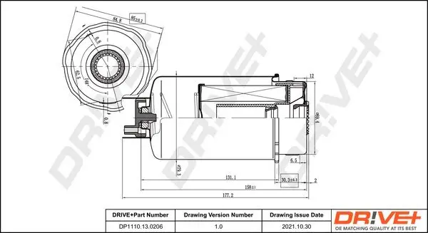 Kraftstofffilter Dr!ve+ DP1110.13.0206