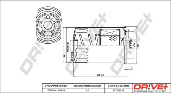 Kraftstofffilter Dr!ve+ DP1110.13.0210 Bild Kraftstofffilter Dr!ve+ DP1110.13.0210