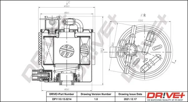 Kraftstofffilter Dr!ve+ DP1110.13.0214