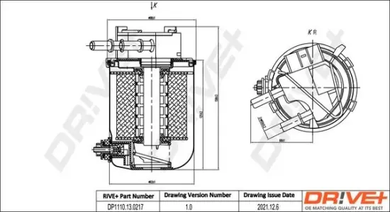 Kraftstofffilter Dr!ve+ DP1110.13.0217 Bild Kraftstofffilter Dr!ve+ DP1110.13.0217