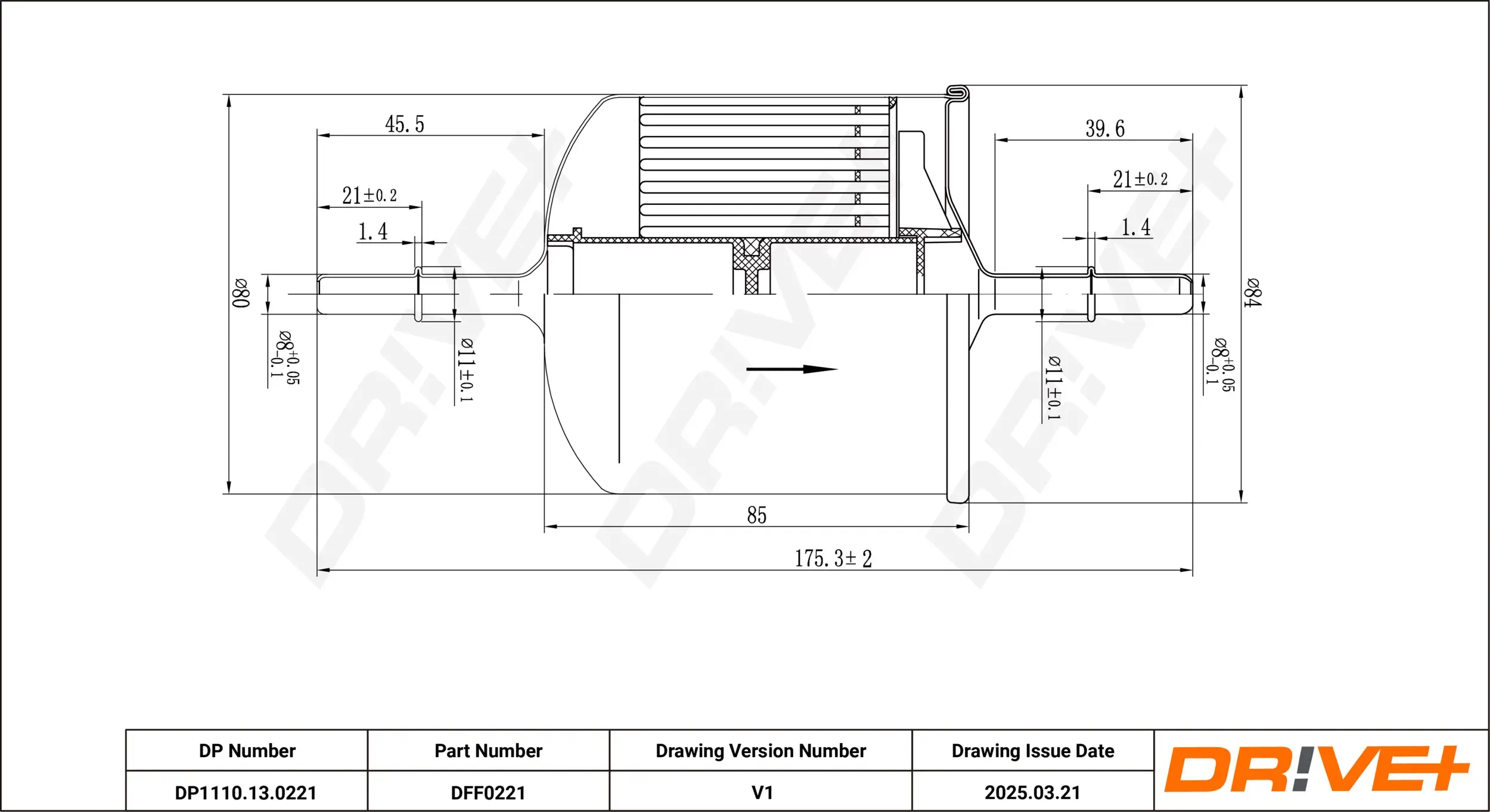 Kraftstofffilter Dr!ve+ DP1110.13.0221