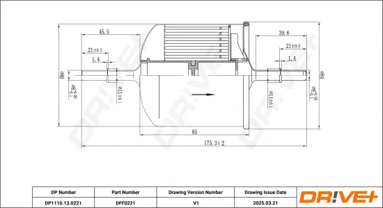 Kraftstofffilter Dr!ve+ DP1110.13.0221 Bild Kraftstofffilter Dr!ve+ DP1110.13.0221