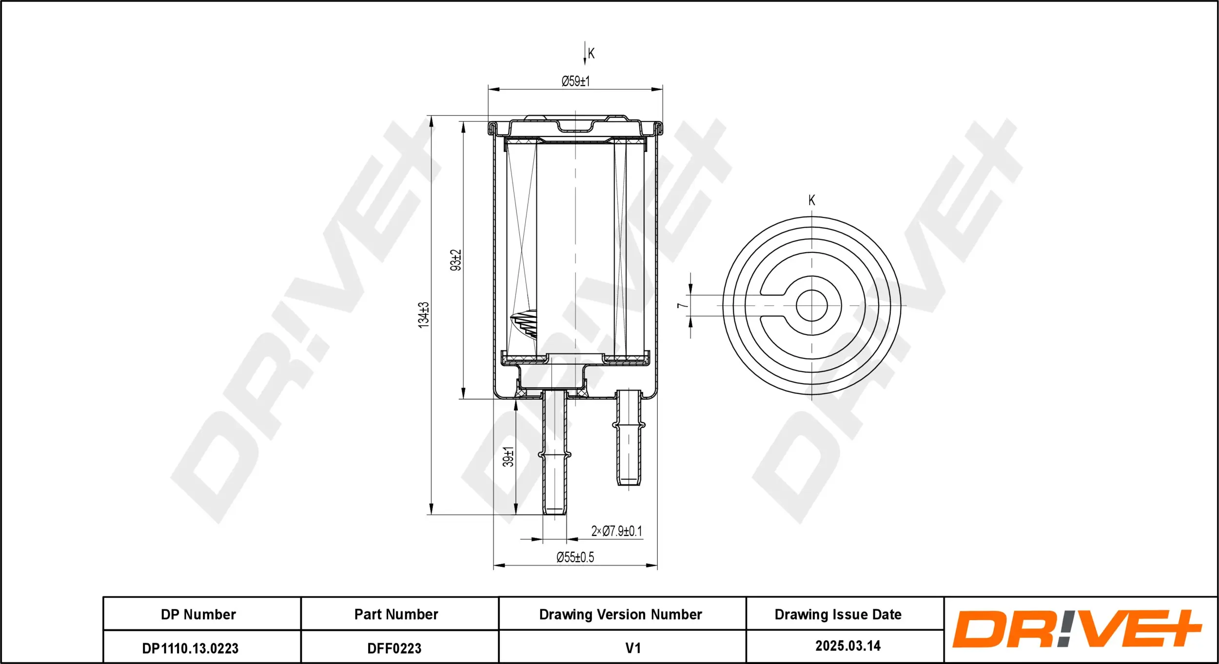 Kraftstofffilter Dr!ve+ DP1110.13.0223