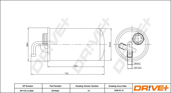 Kraftstofffilter Dr!ve+ DP1110.13.0252 Bild Kraftstofffilter Dr!ve+ DP1110.13.0252