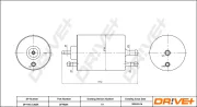 Kraftstofffilter Dr!ve+ DP1110.13.0254
