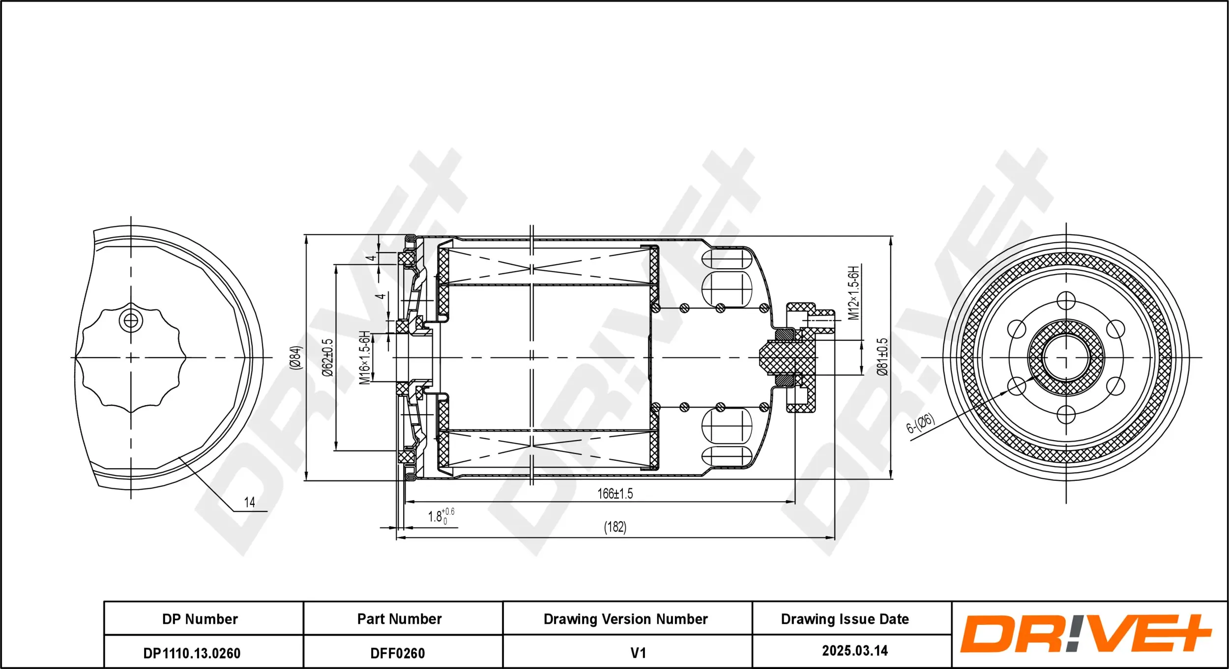 Kraftstofffilter Dr!ve+ DP1110.13.0260