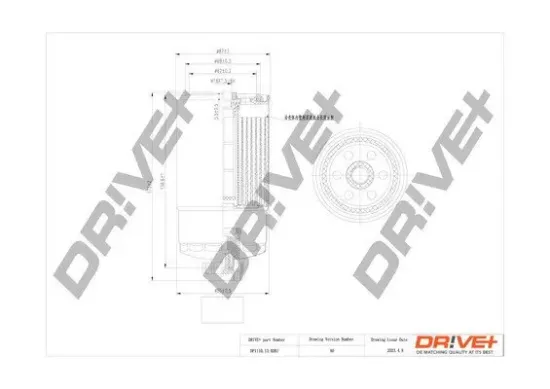 Kraftstofffilter Dr!ve+ DP1110.13.0261 Bild Kraftstofffilter Dr!ve+ DP1110.13.0261