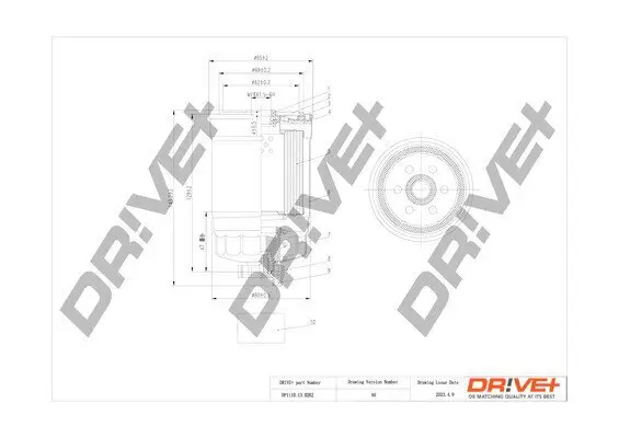 Kraftstofffilter Dr!ve+ DP1110.13.0262