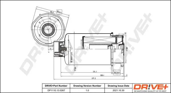 Kraftstofffilter Dr!ve+ DP1110.13.0267