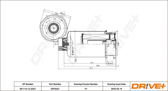 Kraftstofffilter Dr!ve+ DP1110.13.0267 Bild Kraftstofffilter Dr!ve+ DP1110.13.0267