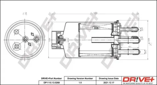 Kraftstofffilter Dr!ve+ DP1110.13.0268 Bild Kraftstofffilter Dr!ve+ DP1110.13.0268