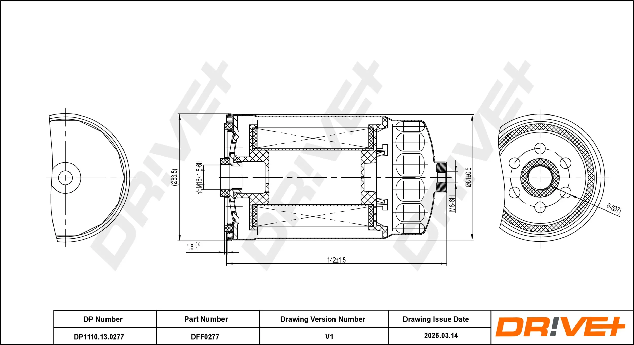 Kraftstofffilter Dr!ve+ DP1110.13.0277