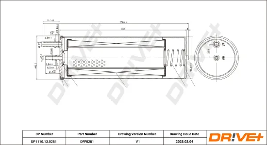 Kraftstofffilter Dr!ve+ DP1110.13.0281 Bild Kraftstofffilter Dr!ve+ DP1110.13.0281
