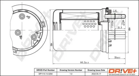 Kraftstofffilter Dr!ve+ DP1110.13.0284 Bild Kraftstofffilter Dr!ve+ DP1110.13.0284