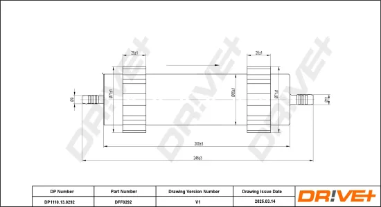 Kraftstofffilter Dr!ve+ DP1110.13.0292 Bild Kraftstofffilter Dr!ve+ DP1110.13.0292